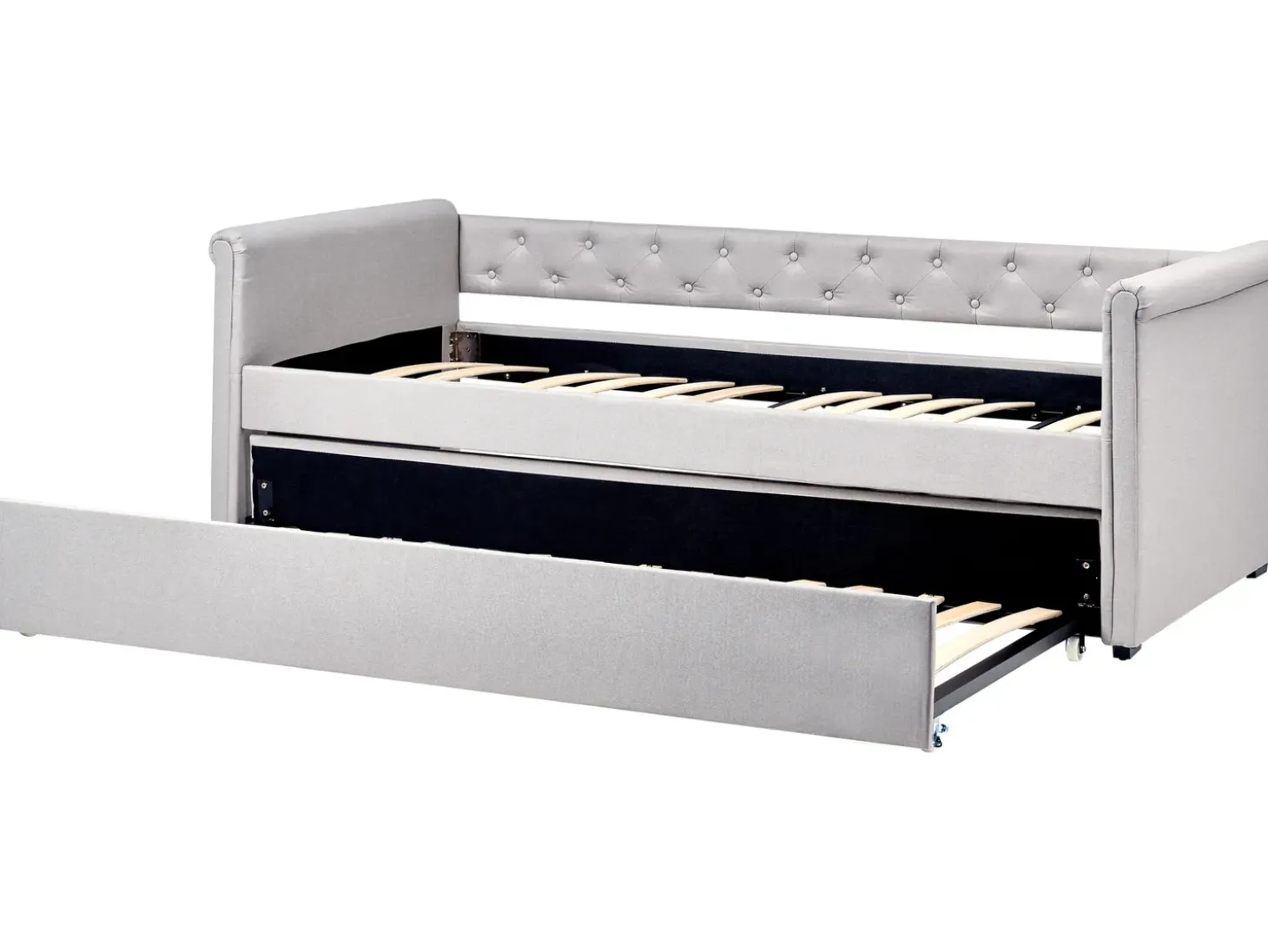 Sale Łóżko wysuwane LIBOURNE 90 x 200 cm Jasno Łóżka Wysuwane I Dzienne|Wszystkie Łóżka