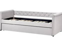 Sale Łóżko wysuwane LIBOURNE 90 x 200 cm Jasno Łóżka Wysuwane I Dzienne|Wszystkie Łóżka