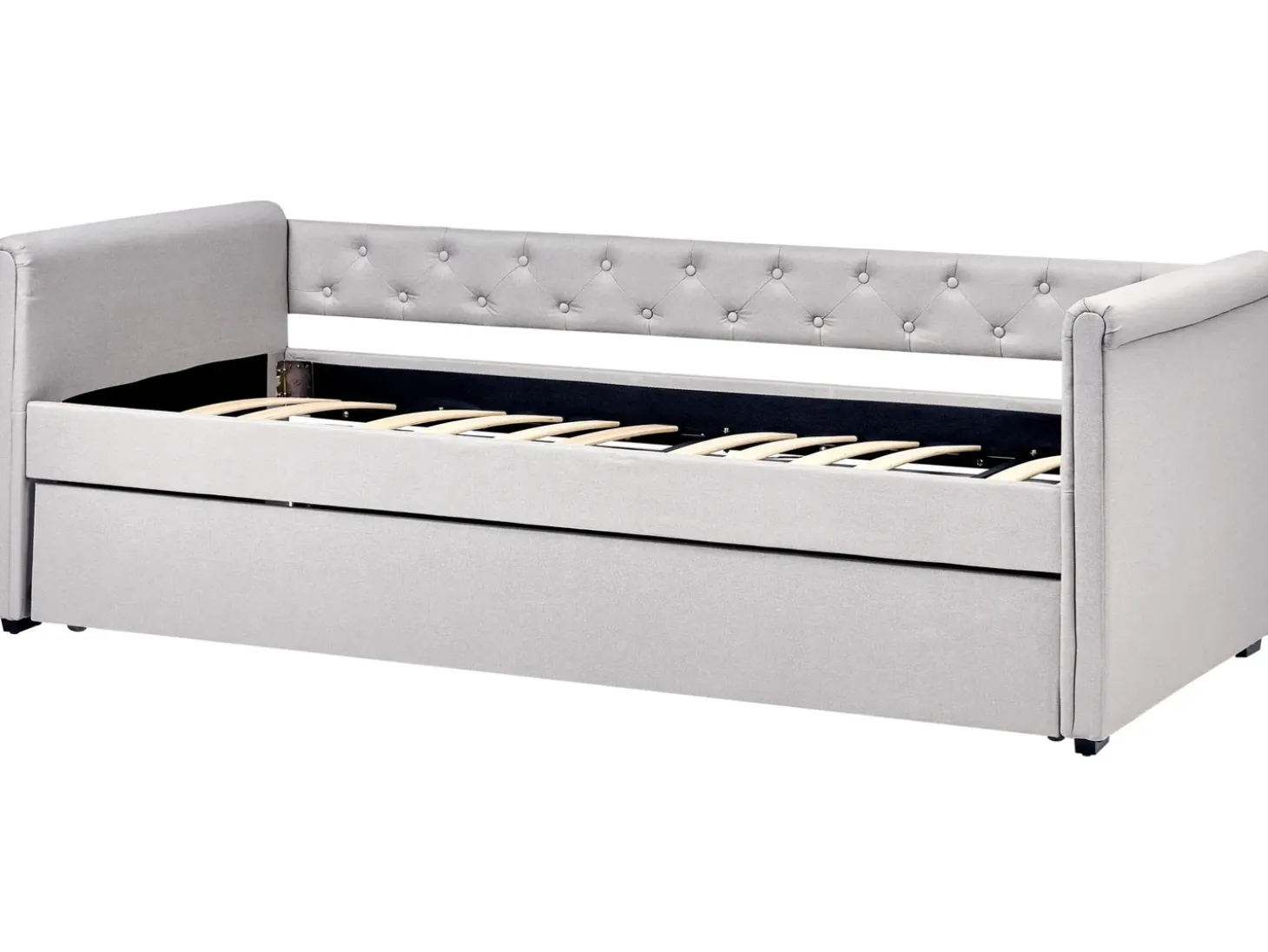 Sale Łóżko wysuwane LIBOURNE 90 x 200 cm Jasno Łóżka Wysuwane I Dzienne|Wszystkie Łóżka