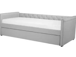 Outlet Łóżko wysuwane LIBOURNE 80 x 200 cm Jasno Łóżka Wysuwane I Dzienne|Wszystkie Łóżka