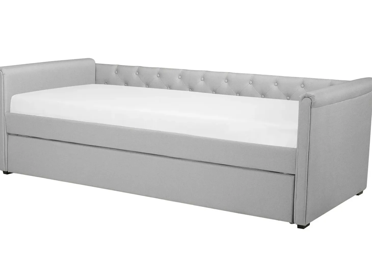Outlet Łóżko wysuwane LIBOURNE 80 x 200 cm Jasno Łóżka Wysuwane I Dzienne|Wszystkie Łóżka