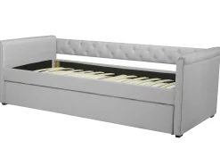 Outlet Łóżko wysuwane LIBOURNE 80 x 200 cm Jasno Łóżka Wysuwane I Dzienne|Wszystkie Łóżka