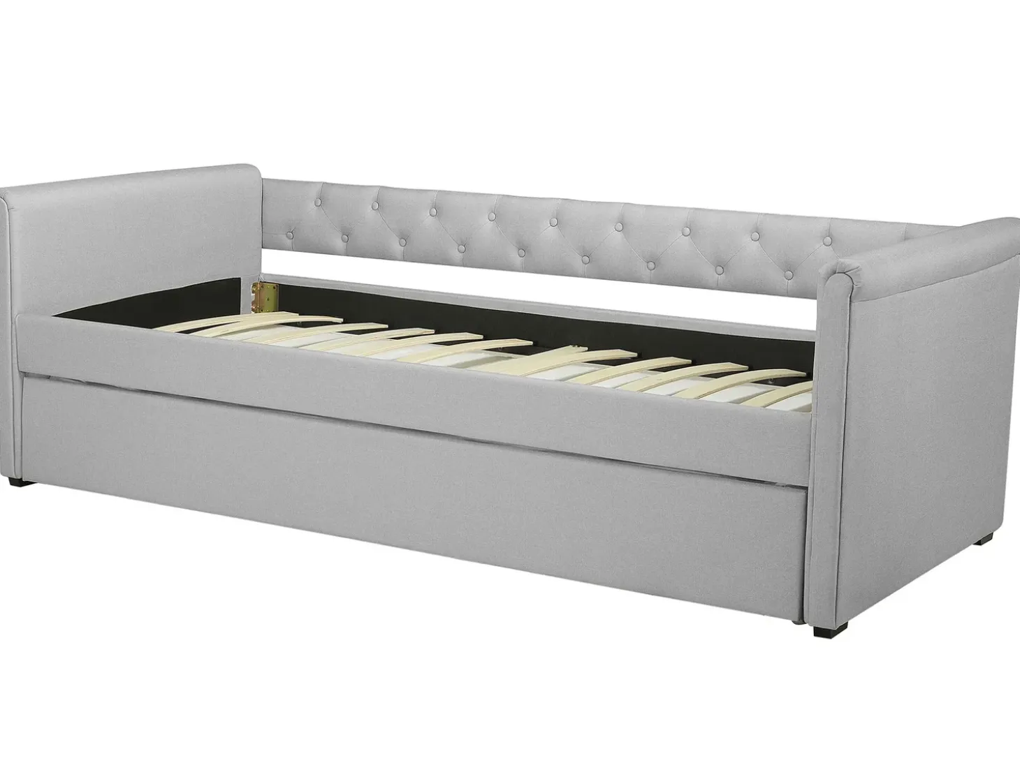 Outlet Łóżko wysuwane LIBOURNE 80 x 200 cm Jasno Łóżka Wysuwane I Dzienne|Wszystkie Łóżka