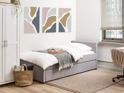Online Łóżko wysuwane MARMANDE 90 x 200 cm Jasno Łóżka Wysuwane I Dzienne|Wszystkie Łóżka