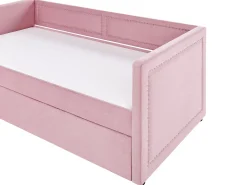 Discount Łóżko wysuwane Sztruks MIMIZAN 90 x 200 cm Dzieci Łóżka Wysuwane I Dzienne|Wszystkie Meble I Akcesoria Dziecięce