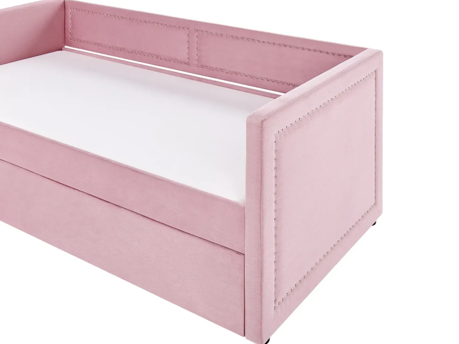 Discount Łóżko wysuwane Sztruks MIMIZAN 90 x 200 cm Dzieci Łóżka Wysuwane I Dzienne|Wszystkie Meble I Akcesoria Dziecięce