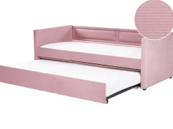 Discount Łóżko wysuwane Sztruks MIMIZAN 90 x 200 cm Dzieci Łóżka Wysuwane I Dzienne|Wszystkie Meble I Akcesoria Dziecięce