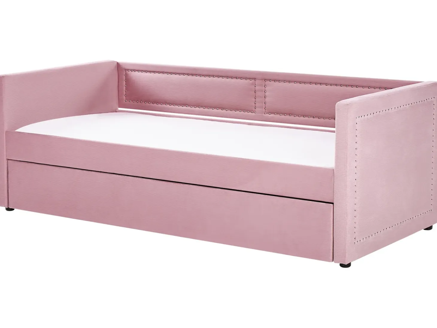 Discount Łóżko wysuwane Sztruks MIMIZAN 90 x 200 cm Dzieci Łóżka Wysuwane I Dzienne|Wszystkie Meble I Akcesoria Dziecięce