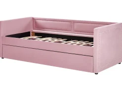 Discount Łóżko wysuwane Sztruks MIMIZAN 90 x 200 cm Dzieci Łóżka Wysuwane I Dzienne|Wszystkie Meble I Akcesoria Dziecięce