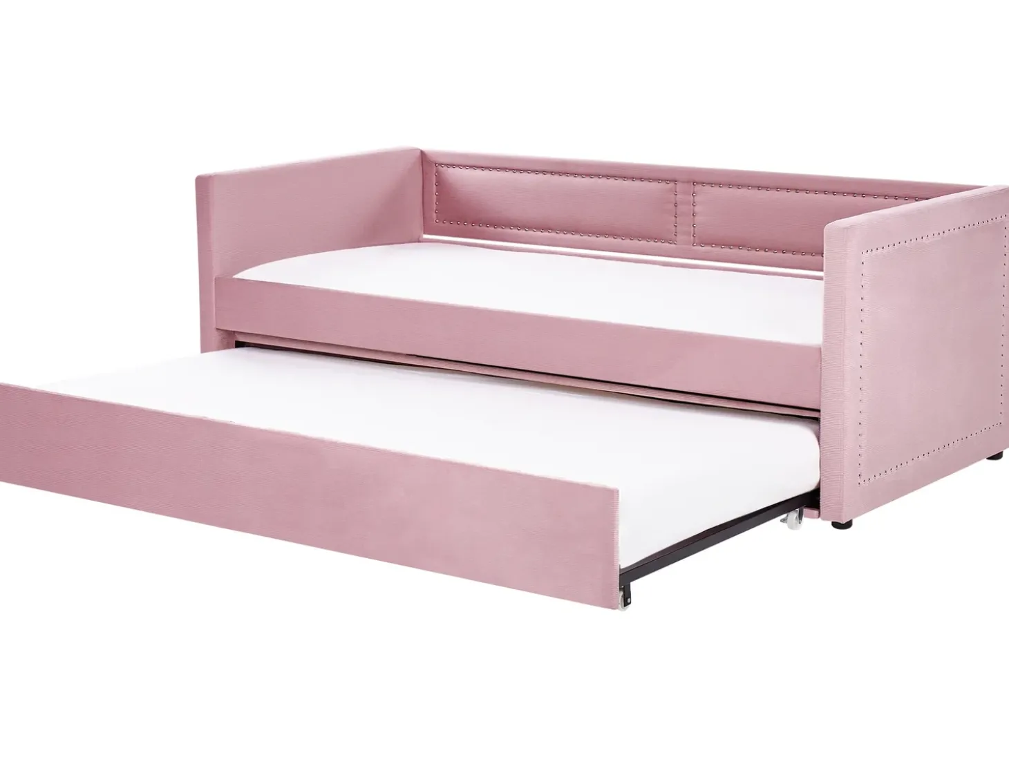 Discount Łóżko wysuwane Sztruks MIMIZAN 90 x 200 cm Dzieci Łóżka Wysuwane I Dzienne|Wszystkie Meble I Akcesoria Dziecięce