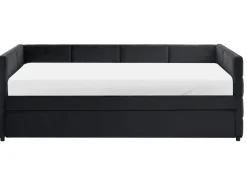 Outlet Łóżko wysuwane Welur CHAVONNE 90 x 200 cm Łóżka Wysuwane I Dzienne|Wszystkie Łóżka