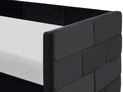 Outlet Łóżko wysuwane Welur CHAVONNE 90 x 200 cm Łóżka Wysuwane I Dzienne|Wszystkie Łóżka