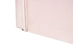 Clearance Łóżko wysuwane Welur LORETTE 90 x 200 cm Pastelowy róż Dzieci Łóżka Wysuwane I Dzienne|Wszystkie Meble I Akcesoria Dziecięce