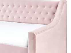 Clearance Łóżko wysuwane Welur MONTARGIS 90 x 200 cm Dzieci Łóżka Wysuwane I Dzienne|Wszystkie Meble I Akcesoria Dziecięce