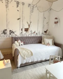 Clearance Łóżko wysuwane Welur MONTARGIS 90 x 200 cm Dzieci Łóżka Wysuwane I Dzienne|Wszystkie Meble I Akcesoria Dziecięce