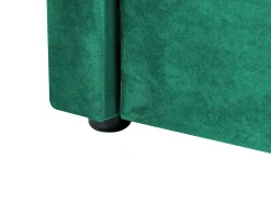 Best Łóżko wysuwane Welur MONTARGIS 90 x 200 cm Szmaragdowy Łóżka Wysuwane I Dzienne|Wszystkie Łóżka