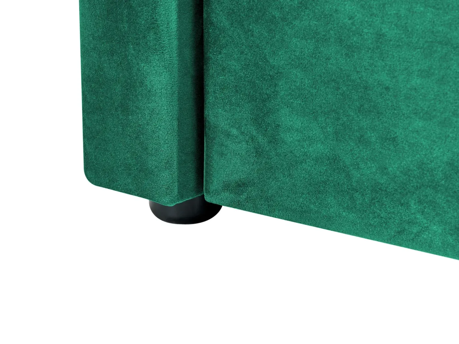 Best Łóżko wysuwane Welur MONTARGIS 90 x 200 cm Szmaragdowy Łóżka Wysuwane I Dzienne|Wszystkie Łóżka