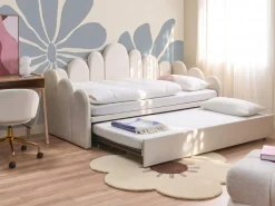 Best Welur POLIGNAC 90 x 200 cm Jasno Dzieci Łóżka Wysuwane I Dzienne|Wszystkie Meble I Akcesoria Dziecięce