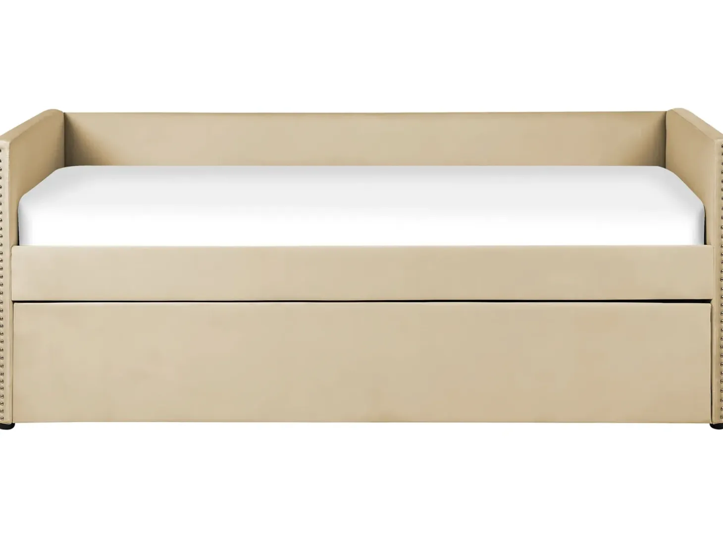 Discount Łóżko wysuwane Welur TROYES 90 x 200 cm Łóżka Wysuwane I Dzienne|Wszystkie Łóżka