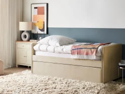 Discount Łóżko wysuwane Welur TROYES 90 x 200 cm Łóżka Wysuwane I Dzienne|Wszystkie Łóżka