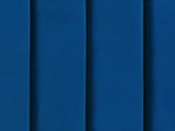Clearance NOYERS Welur Granatowy 160 x 200 cm Łóżka Tapicerowane|Łóżka Podwójne