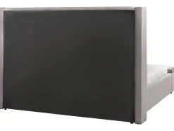New NOYERS Welur 160 x 200 cm Łóżka Tapicerowane|Łóżka Podwójne