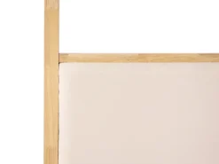 New Łóżko z baldachimem Drewno HAILLICOURT 180 x 200 cm Jasnobrązowy Łóżka Z Baldachimem|Łóżka Podwójne