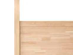 Online Łóżko z baldachimem Drewno HAUTERIVES 180 x 200 cm Jasno Łóżka Z Baldachimem|Łóżka Podwójne