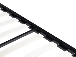 Łóżko z baldachimem Metal LESTARDS 180 x 200 cm Czarny