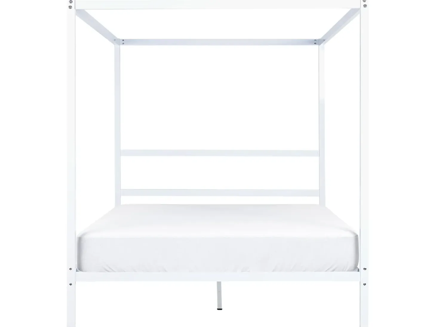 Clearance Łóżko z baldachimem Metal LESTARDS 160 x 200 cm Łóżka Metalowe|Łóżka Podwójne