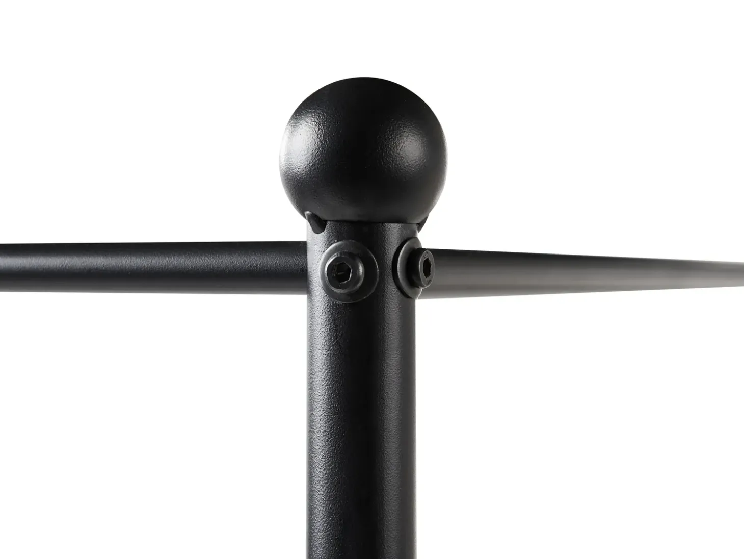 Online Łóżko z baldachimem Metal SORMERY 90 x 200 cm Łóżka Metalowe|Łóżka Pojedyncze