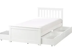 Best OLENDON Drewno sosnowe 90 x 200 cm Dzieci Łóżka Z Pojemnikiem|Łóżka Pojedyncze