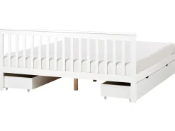Outlet OLENDON Drewno sosnowe 180 x 200 cm Łóżka Podwójne|Łóżka Z Pojemnikiem
