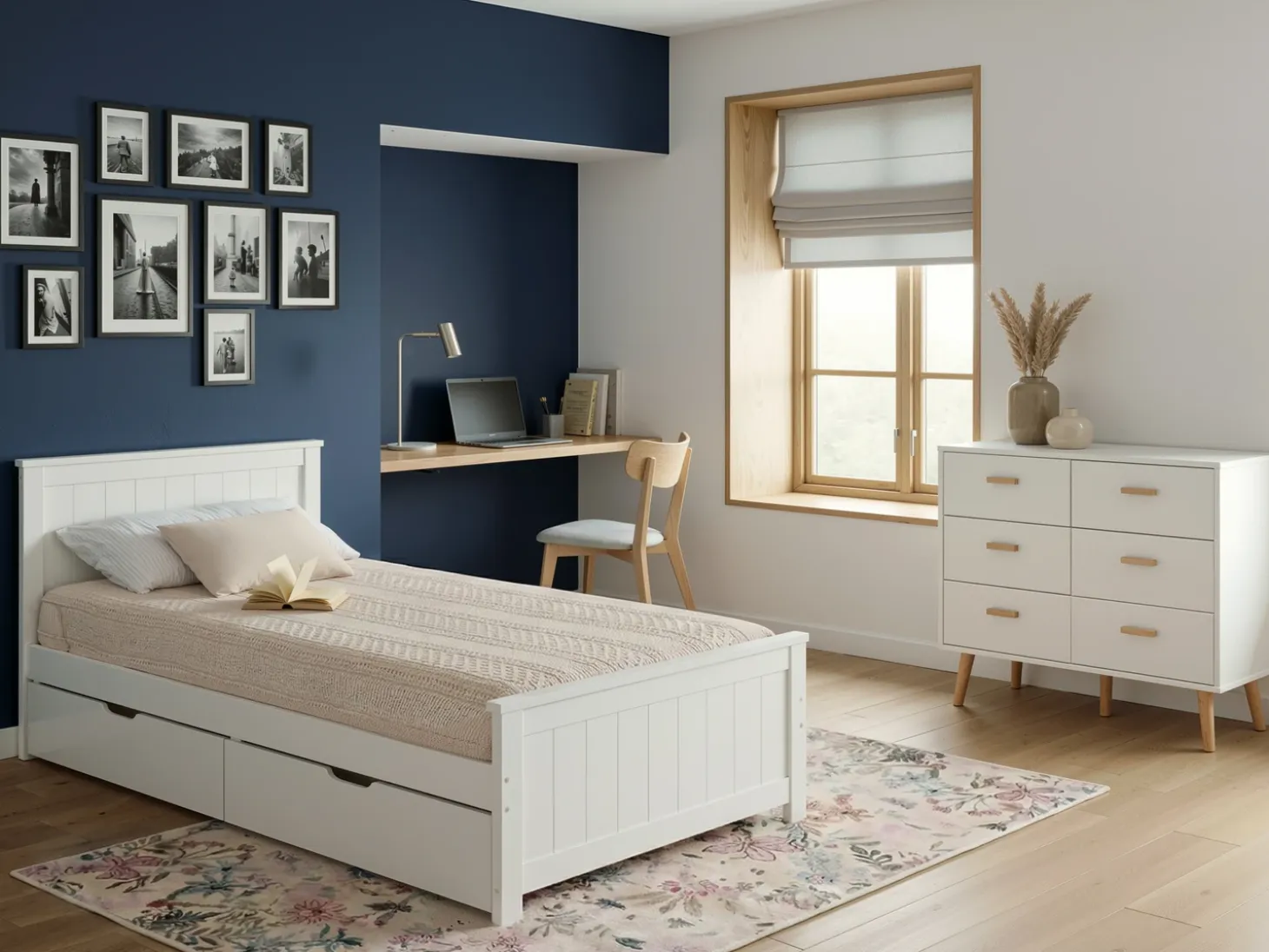 New SABRAN Drewno sosnowe 90 x 200 cm Dzieci Łóżka Z Pojemnikiem|Łóżka Pojedyncze