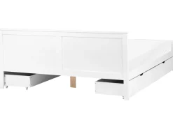 SABRAN Drewno sosnowe 180 x 200 cm Łóżka Podwójne|Łóżka Z Pojemnikiem