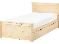 Discount DAUPHIN Drewno sosnowe Jasno 90 x 200 cm Wszystkie Łóżka|Łóżka Z Pojemnikiem