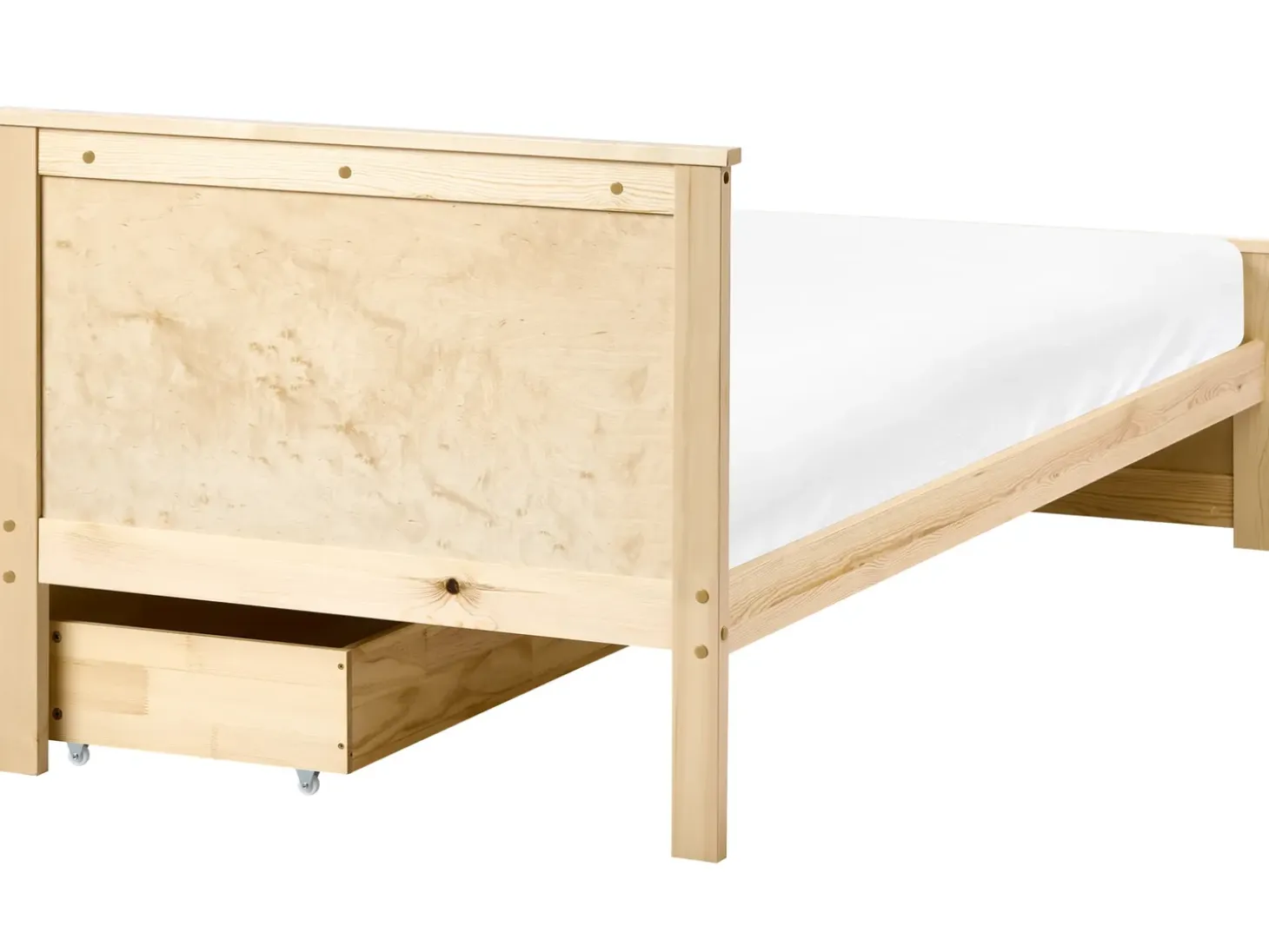 Discount DAUPHIN Drewno sosnowe Jasno 90 x 200 cm Wszystkie Łóżka|Łóżka Z Pojemnikiem