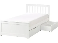 Online OLENDON Drewno sosnowe 90 x 200 cm Dzieci Łóżka Z Pojemnikiem|Łóżka Pojedyncze