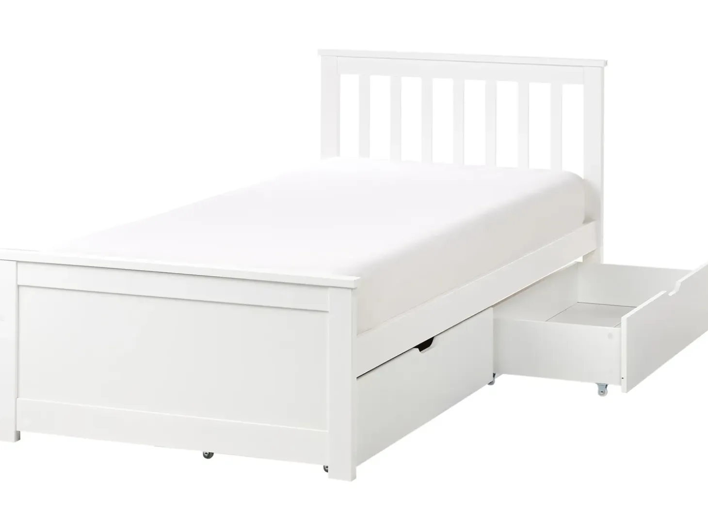 Online OLENDON Drewno sosnowe 90 x 200 cm Dzieci Łóżka Z Pojemnikiem|Łóżka Pojedyncze