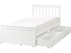 Online OLENDON Drewno sosnowe 90 x 200 cm Dzieci Łóżka Z Pojemnikiem|Łóżka Pojedyncze