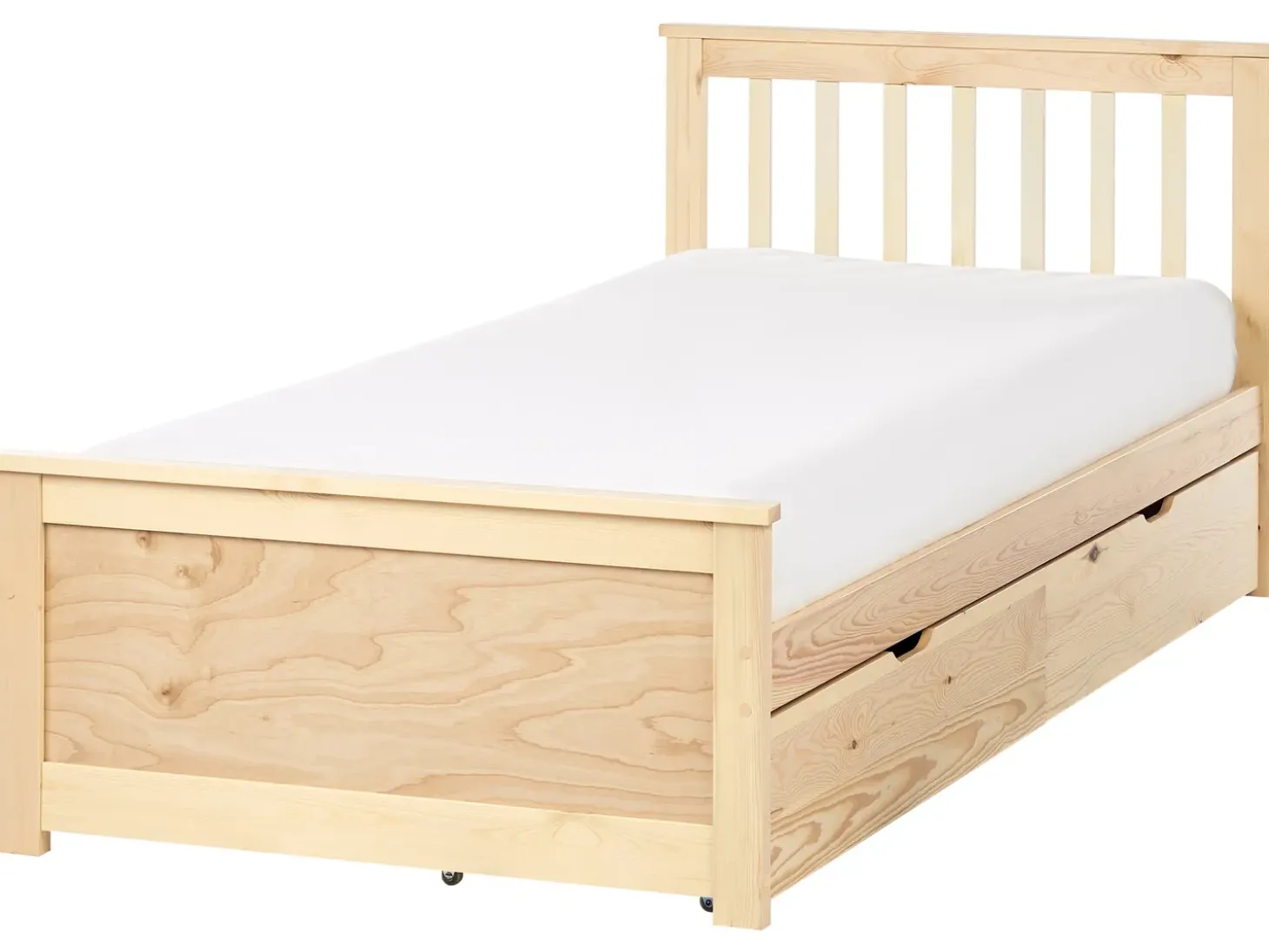 Sale OLENDON Drewno sosnowe Jasno 90 x 200 cm Dzieci Łóżka Z Pojemnikiem|Łóżka Pojedyncze