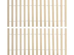 Online OLENDON Drewno sosnowe 180 x 200 cm Łóżka Podwójne|Łóżka Z Pojemnikiem
