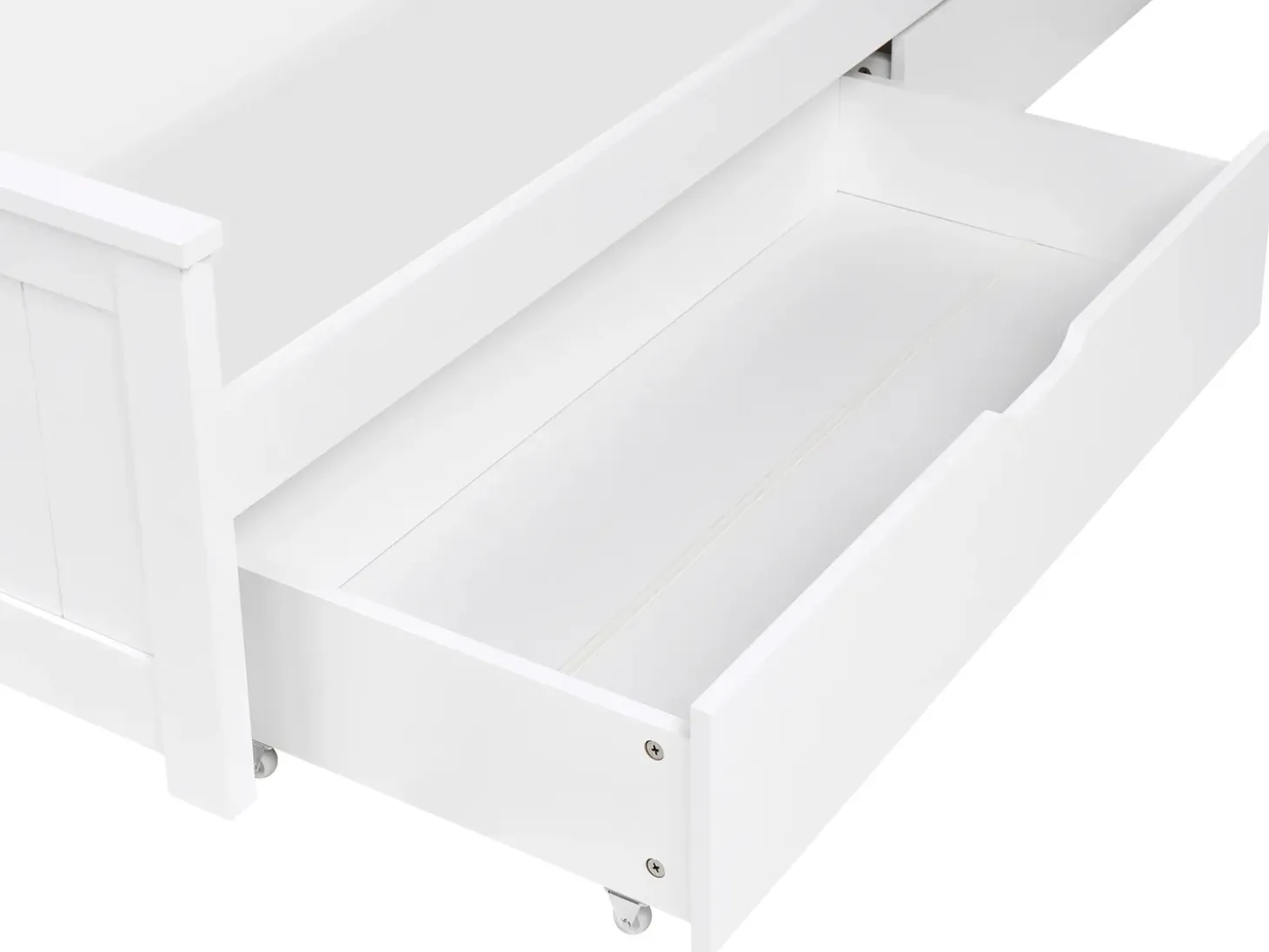 Clearance SABRAN Drewno sosnowe 180 x 200 cm Łóżka Podwójne|Łóżka Z Pojemnikiem