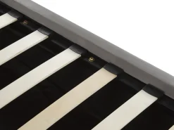 Łóżko z pojemnikiem AMIENS Welur 160 x 200 cm Łóżka Tapicerowane|Łóżka Podwójne