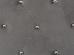 Łóżko z pojemnikiem AMIENS Welur 160 x 200 cm Łóżka Tapicerowane|Łóżka Podwójne
