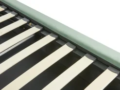 BAJONNA Welur Miętowy 180 x 200 cm Łóżka Tapicerowane|Łóżka Podwójne