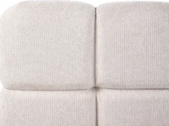 Outlet Łóżko z pojemnikiem BASTON Jasno 180 x 200 cm Łóżka Tapicerowane|Łóżka Podwójne