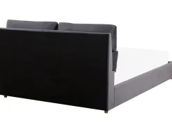 Outlet Łóżko z pojemnikiem BATILLY Welur 180 x 200 cm Łóżka Tapicerowane|Łóżka Podwójne