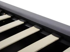Outlet Łóżko z pojemnikiem BATILLY Welur 180 x 200 cm Łóżka Tapicerowane|Łóżka Podwójne