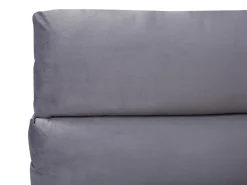 Outlet Łóżko z pojemnikiem BATILLY Welur 180 x 200 cm Łóżka Tapicerowane|Łóżka Podwójne